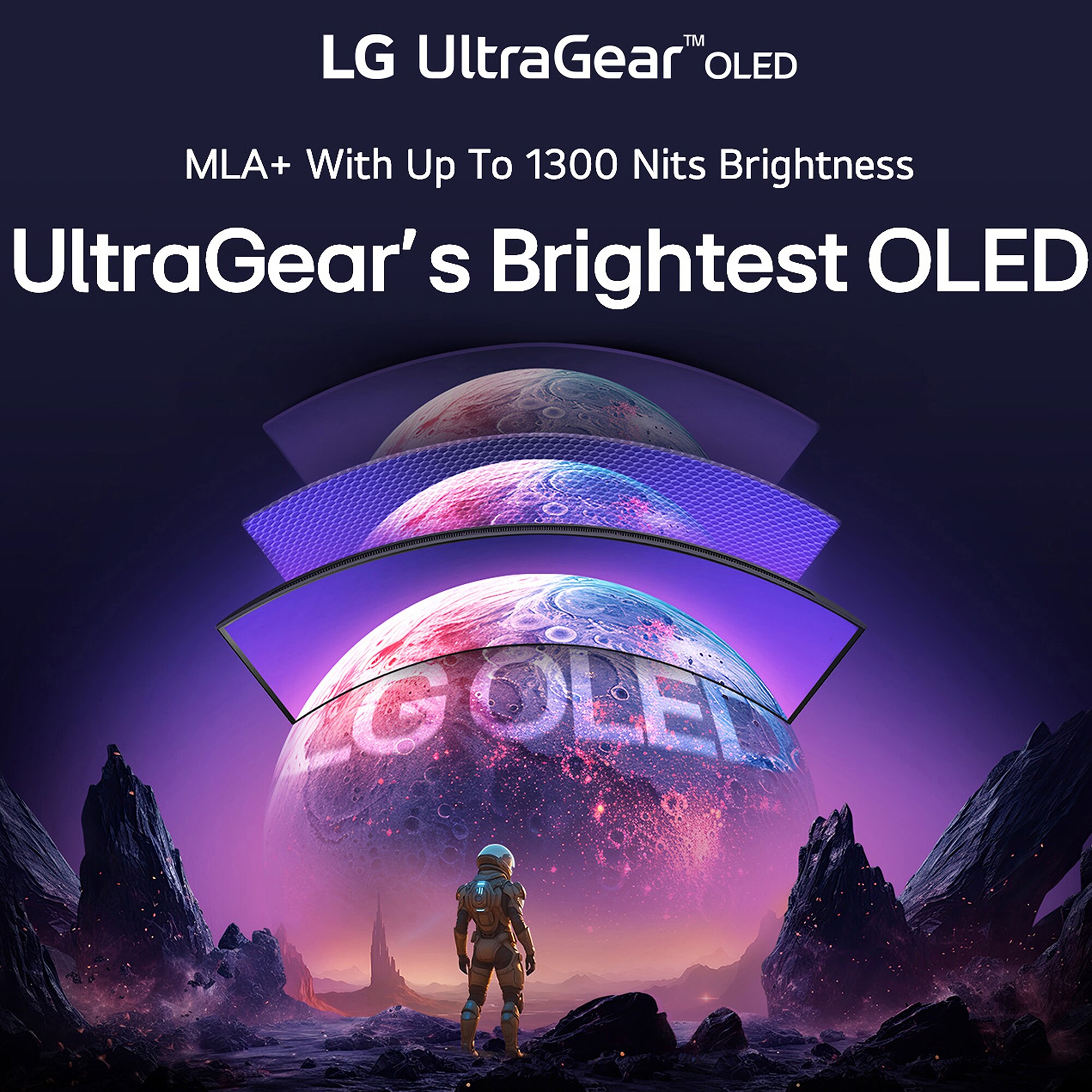 LG UltraGear 45 in. OLED Dual Mode (5K2K WUHD 165Hz, WFHD 330Hz) 0.03ms G-Sync/FreeSync Premium Pro Gaming Monitor - Black, , hires