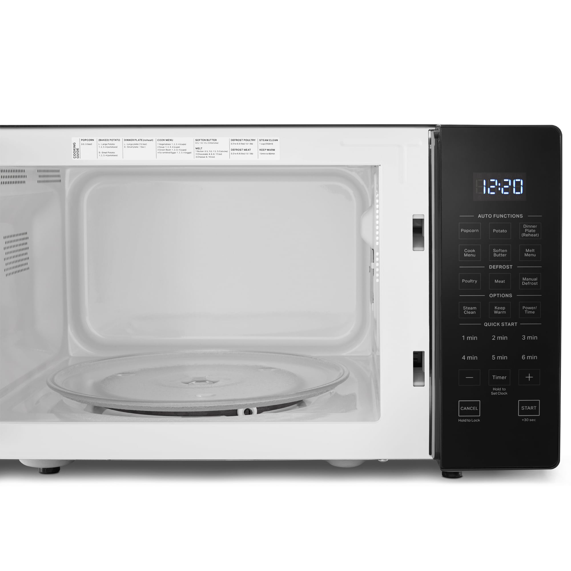 Whirlpool 19 in. 0.9 cu. ft. 900W Countertop Microwave - Black, , hires