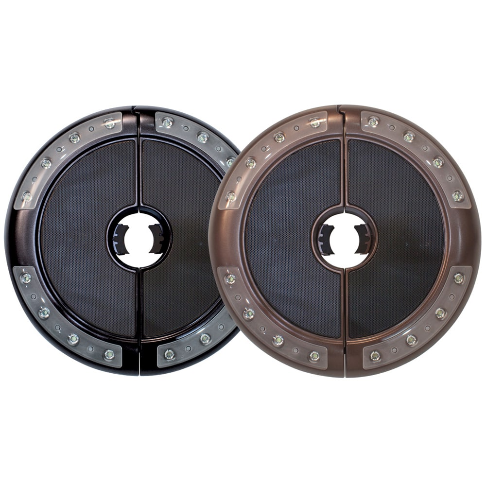 SimplyShade Luna Round Umbrella Light with Bluetooth Speaker-Black, , hires