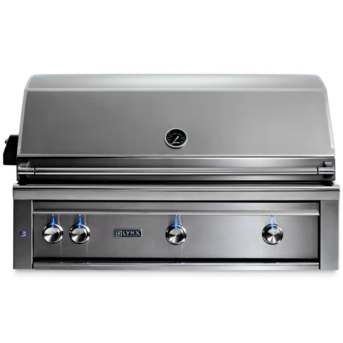 Lynx Professional 42 in. 3-Burner Built-In Natural Gas Grill with Rotisserie & Smoker Box - Stainless Steel, , hires
