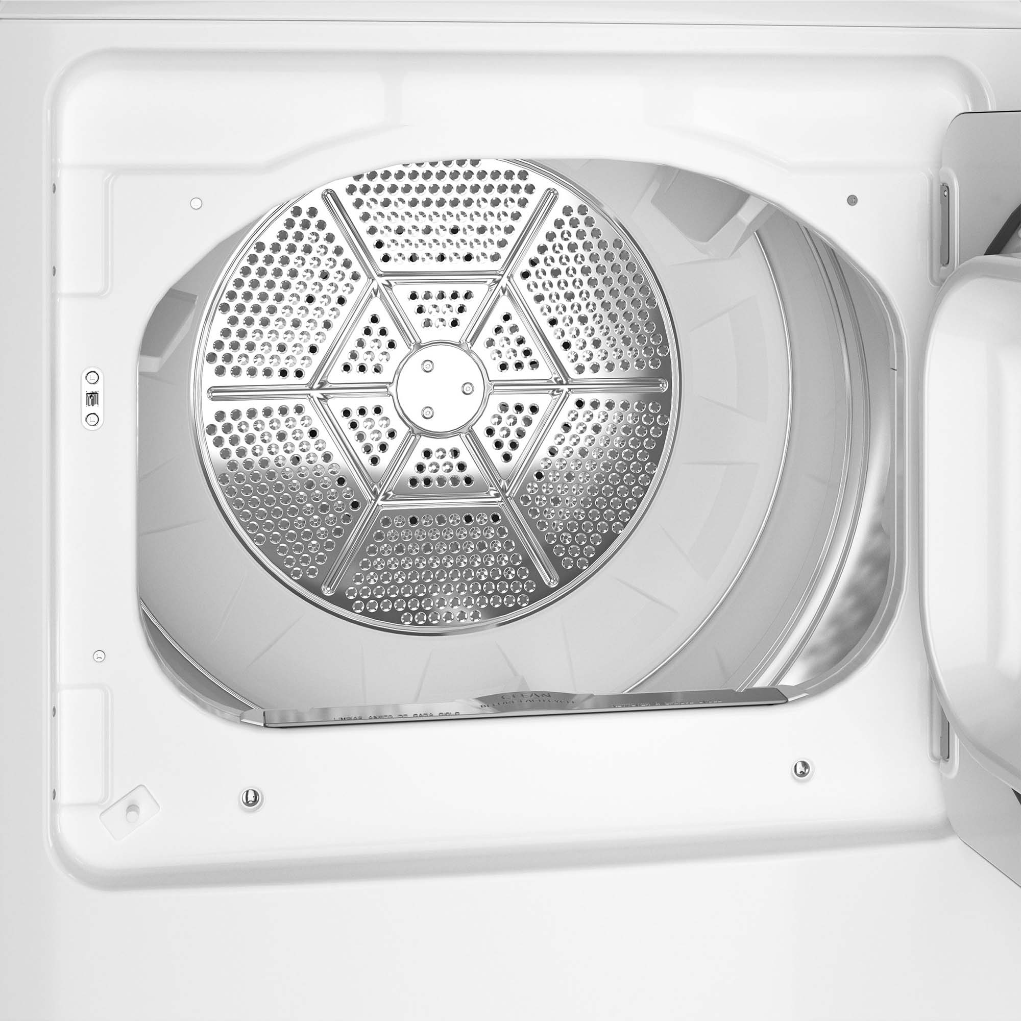 Hotpoint 27 in. 6.2 cu. ft. Electric Dryer with Up To 120 ft. Venting & Shallow Depth - White, , hires