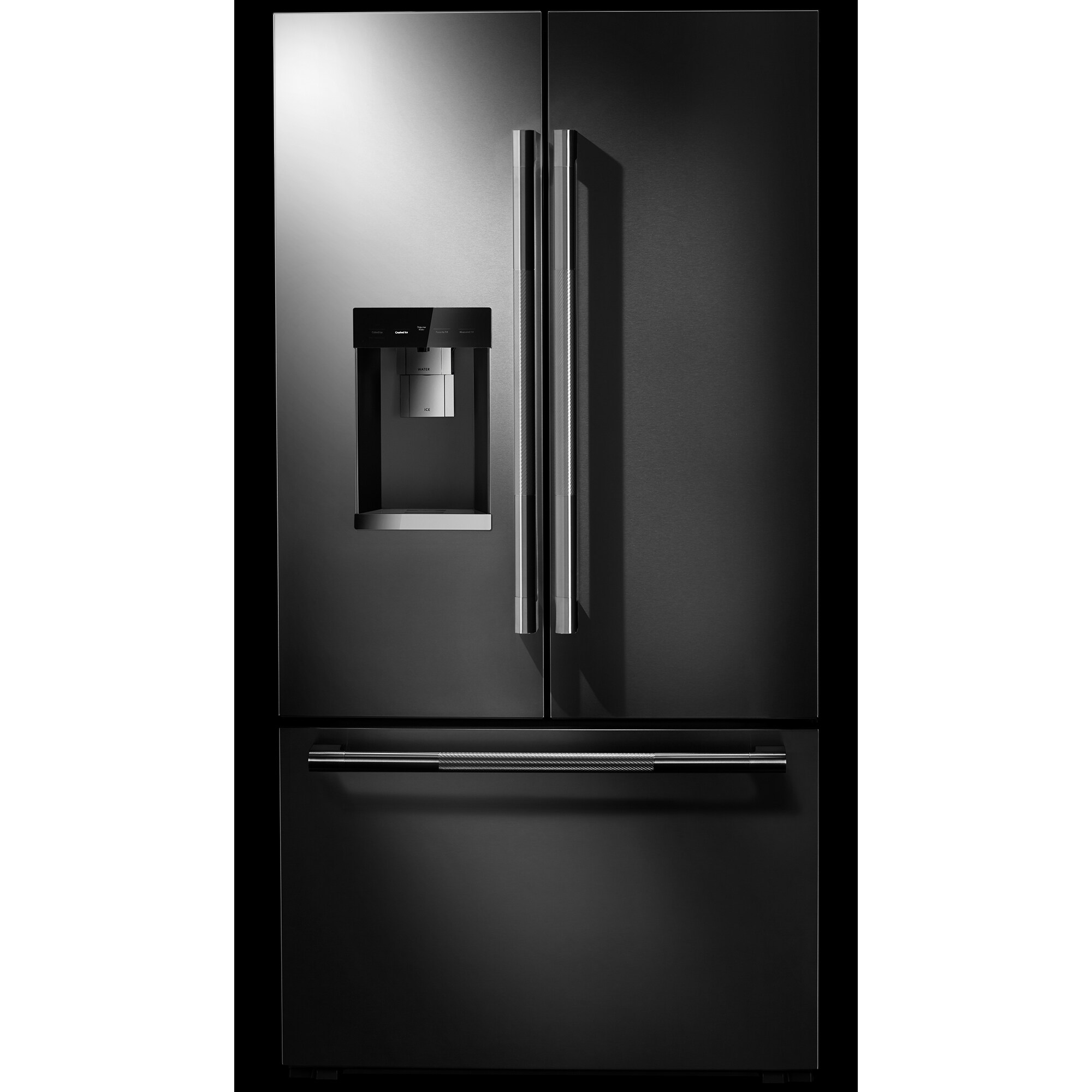 JennAir Rise 36 in. 23.8 cu. ft. Smart Counter Depth French Door Refrigerator with Ice & Water Dispenser - Stainless Steel, , hires