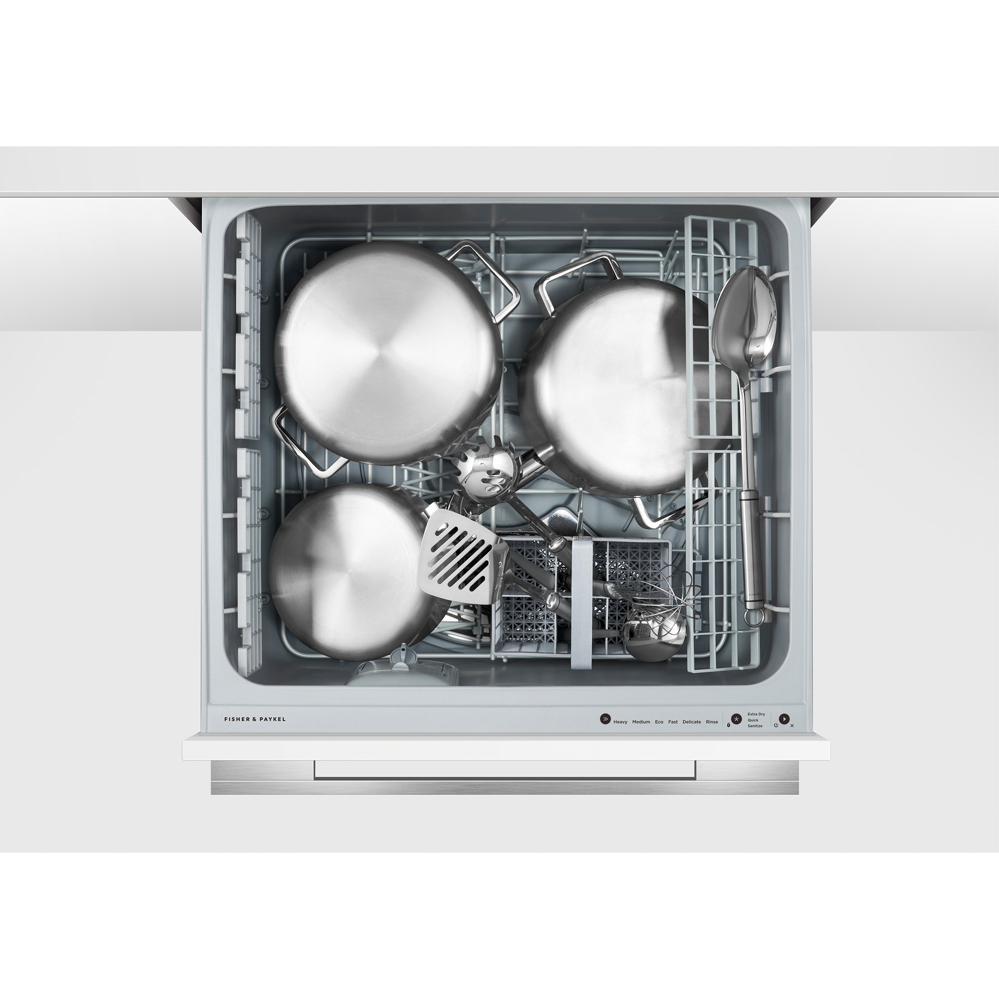 Fisher & Paykel Series 9 24 in. Smart Dishwasher with Top Control & 43 dBa Sound Level - Custom Panel Ready, , hires
