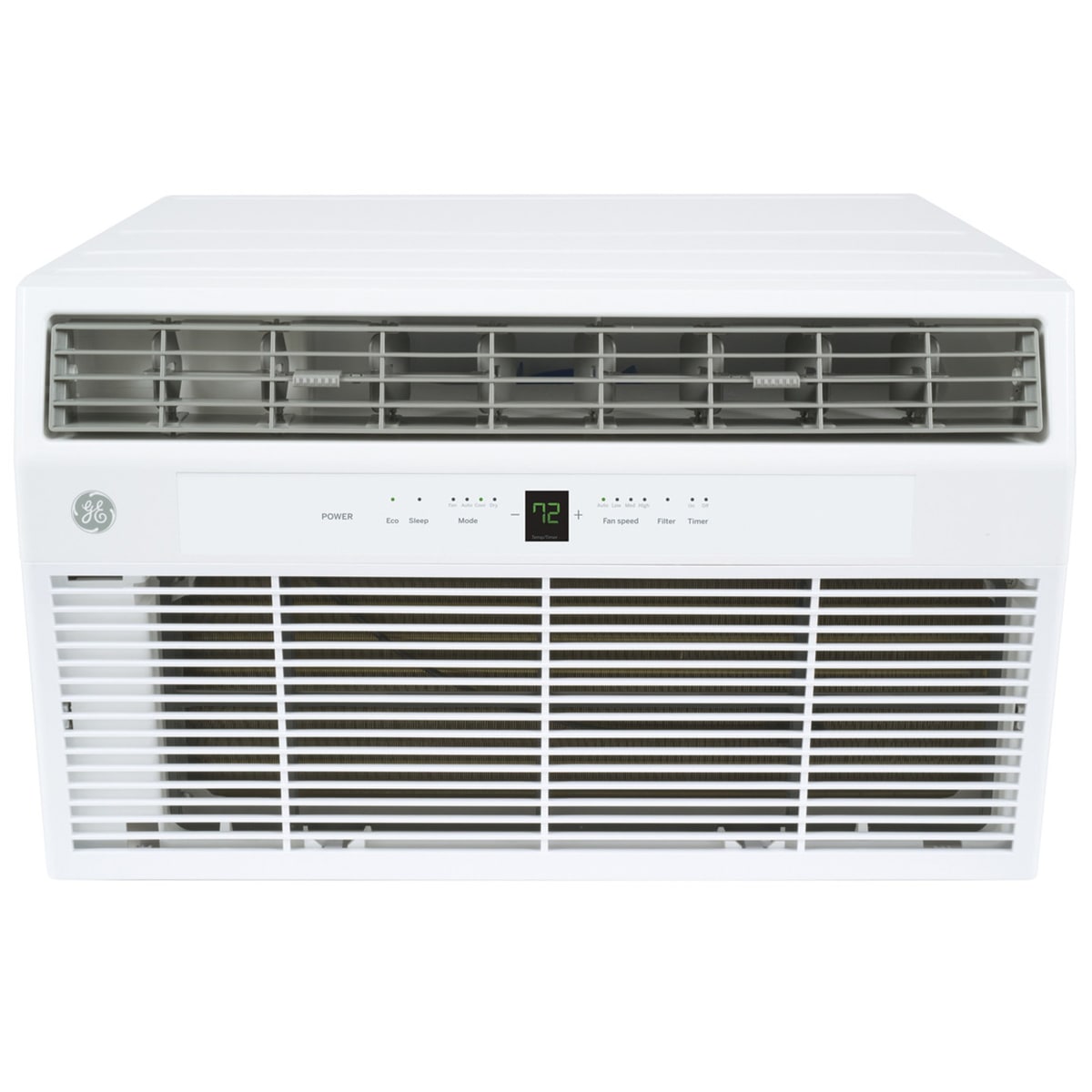 GE 10,000 BTU 115V Energy Star Through-the-Wall Air Conditioner with 3 Fan Speeds, Sleep Mode & Remote Control - White, , hires