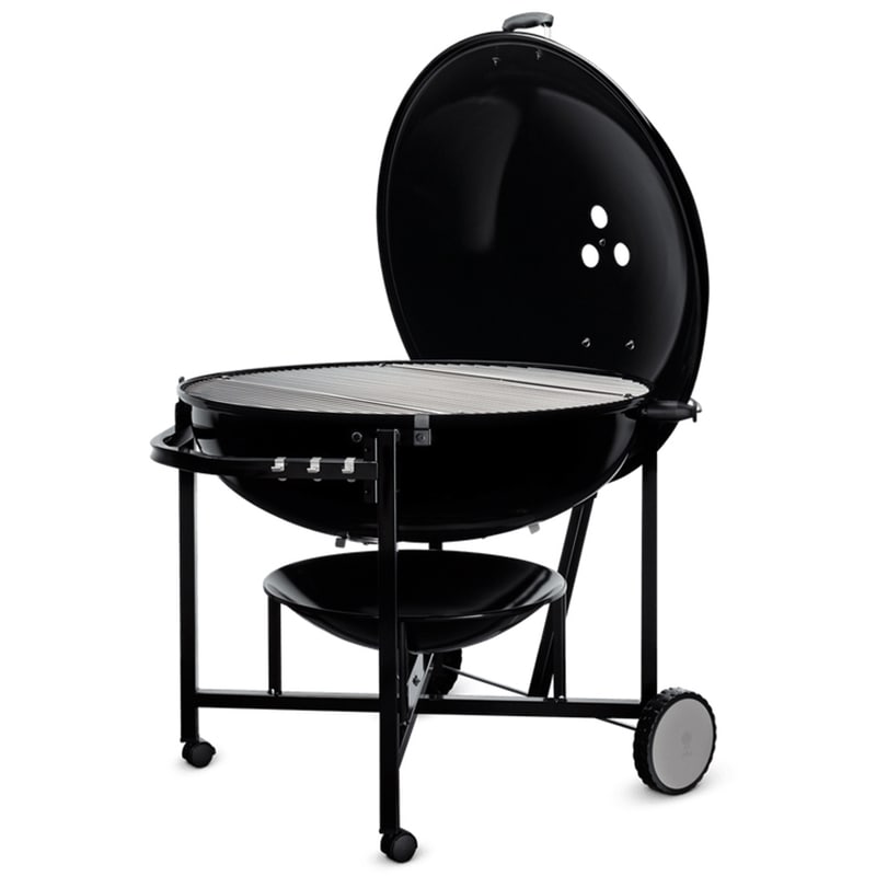 Weber Ranch Kettle 37 in. Charcoal Grill - Black, , hires