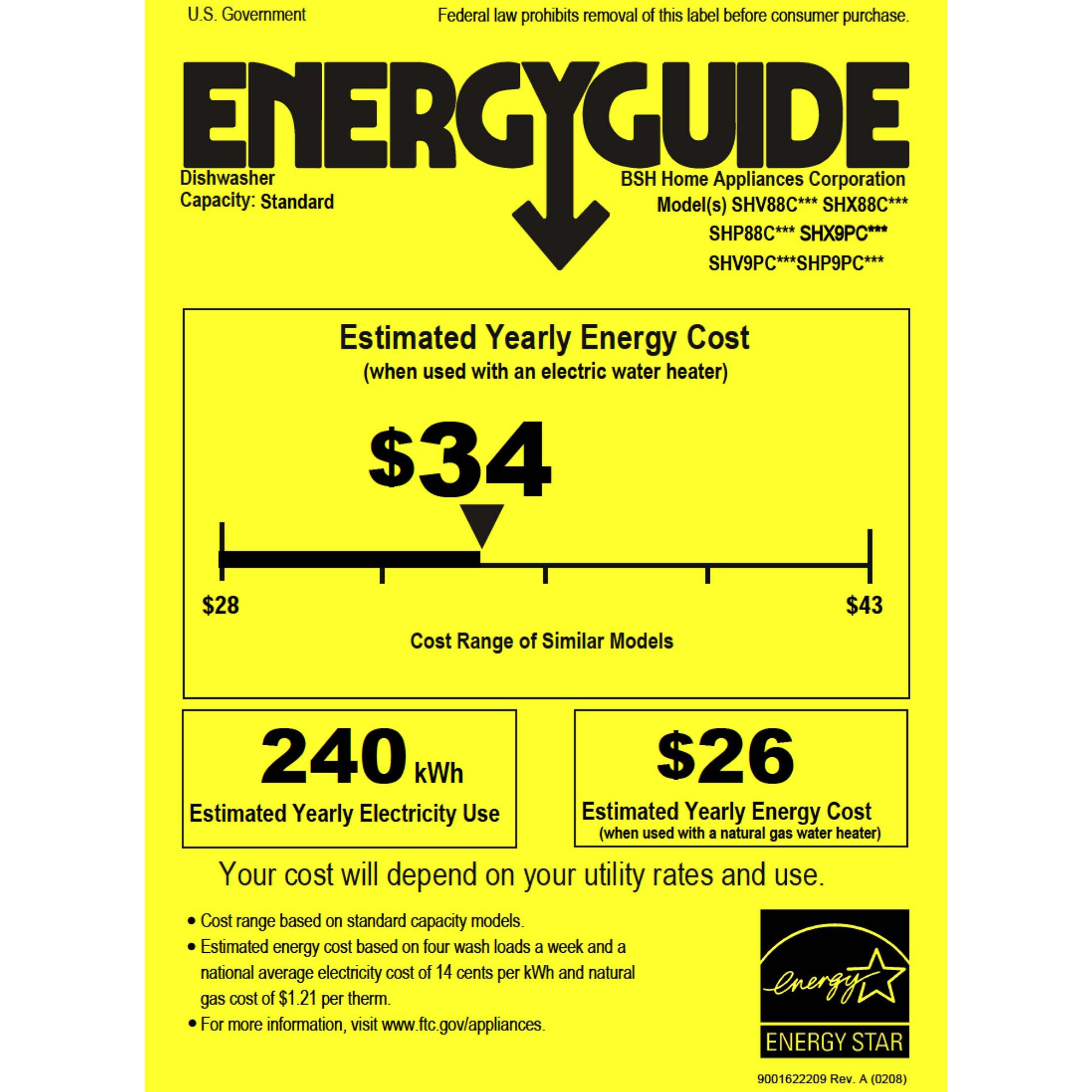 Bosch Benchmark 24 in. Top Control Smart Dishwasher with 39 dBa Sound Level, 3rd-Rack & CrystalDry - Custom Panel Ready, Custom Panel Required, hires