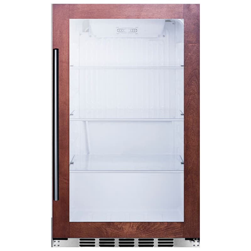 Summit 19 in. 3.1 cu. ft. Built-In/Freestanding Beverage Center with Adjustable Shelves - Custom Panel Ready, , hires