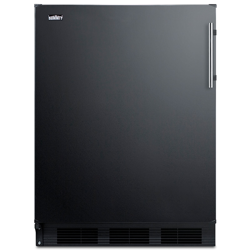 Summit 24 in. 5.1 cu. ft. Left-Hinged ADA Compliant Undercounter Refrigerator with Professional Handle - Black, , hires