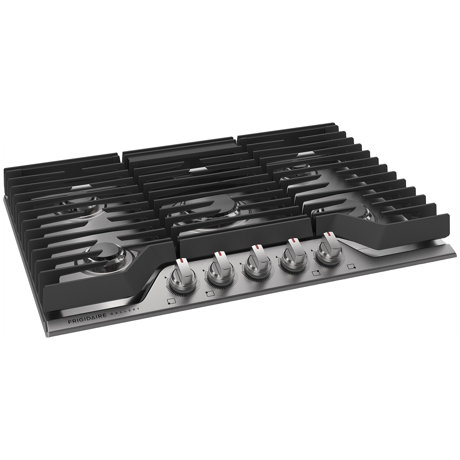 Frigidaire Gallery 30 in. 5-Burner Natural Gas Cooktop with Simmer Burner & Power Burner - Stainless Steel, Stainless Steel, hires