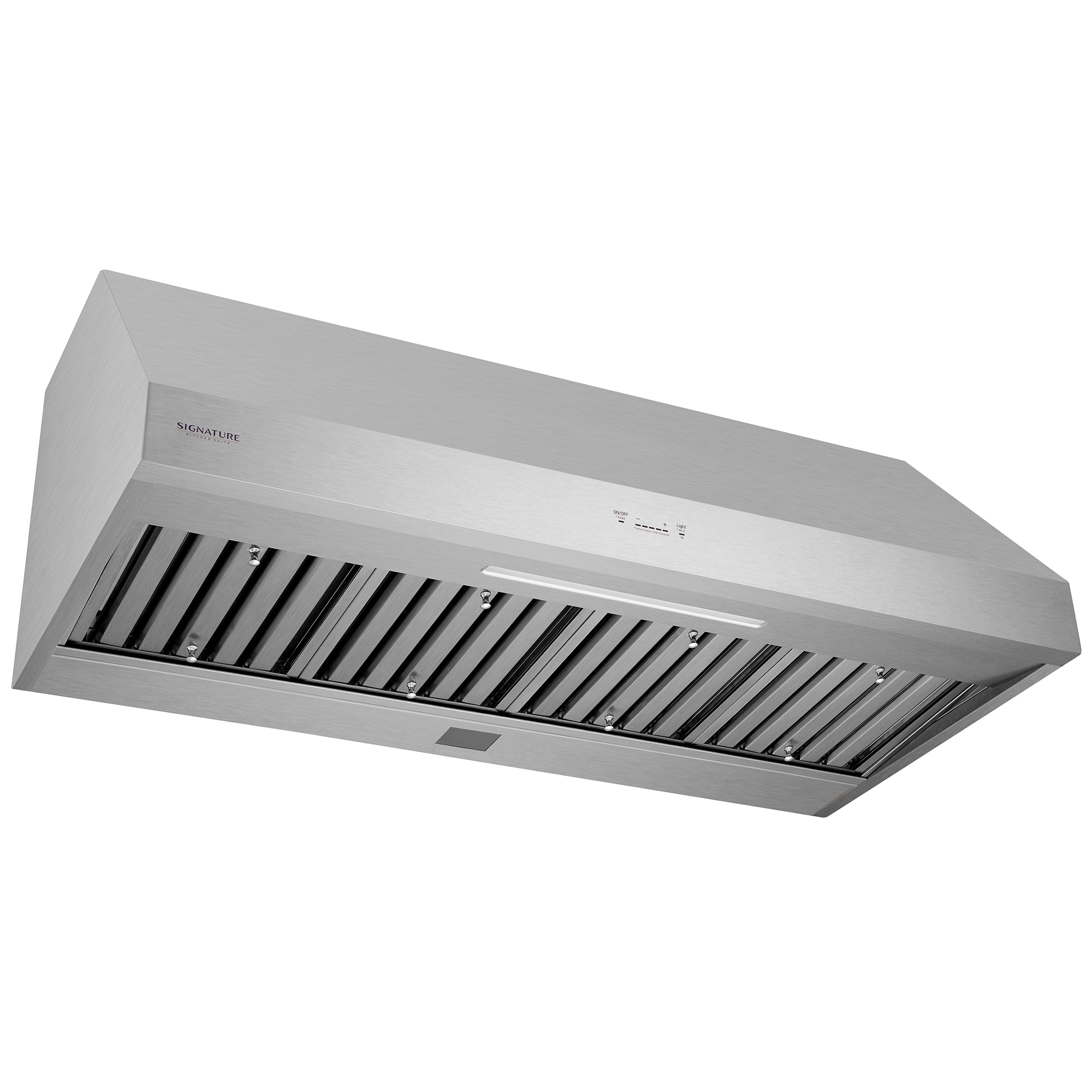 Signature Kitchen Suite 48 in. Smart Ducted Canopy Pro Style Style Range Hood with 650 CFM, 5 Fan Speeds & 1 LED Light - Stainless Steel, , hires