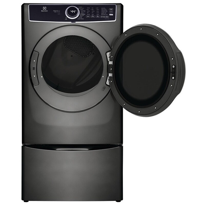 Electrolux 600 Series 27 in. 8.0 cu. ft. Stackable Gas Dryer with LuxCare Dry, Instant Refresh, Perfect Steam & Sanitize Cycle - Titanium, Titanium, hires