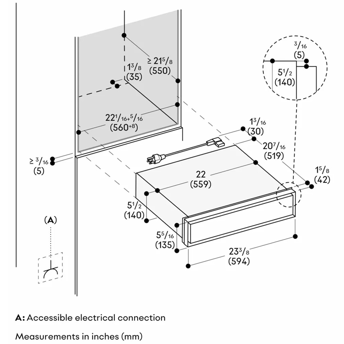 Gaggenau Expressive Series 24 in. 0.7 cu. ft. Smart Warming Drawer - Stainless steel, , hires