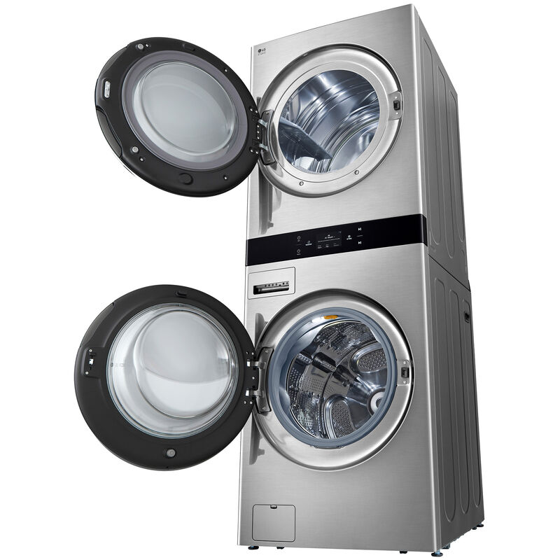 LG 27 in. 5.0 cu. ft. Smart Electric Front Load WashTower with AI