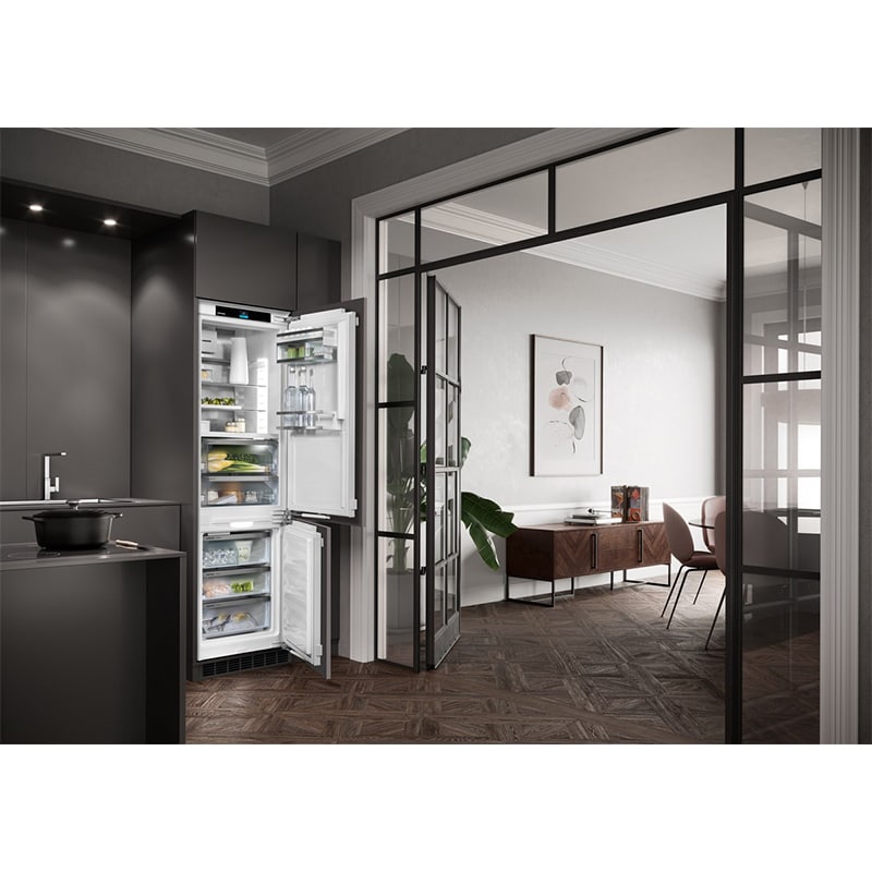 Liebherr Prime 24 in. 8.7 cu. ft. Built-In Smart Counter Depth Bottom Freezer Refrigerator with Internal Water Dispenser - Custom Panel Ready, , hires