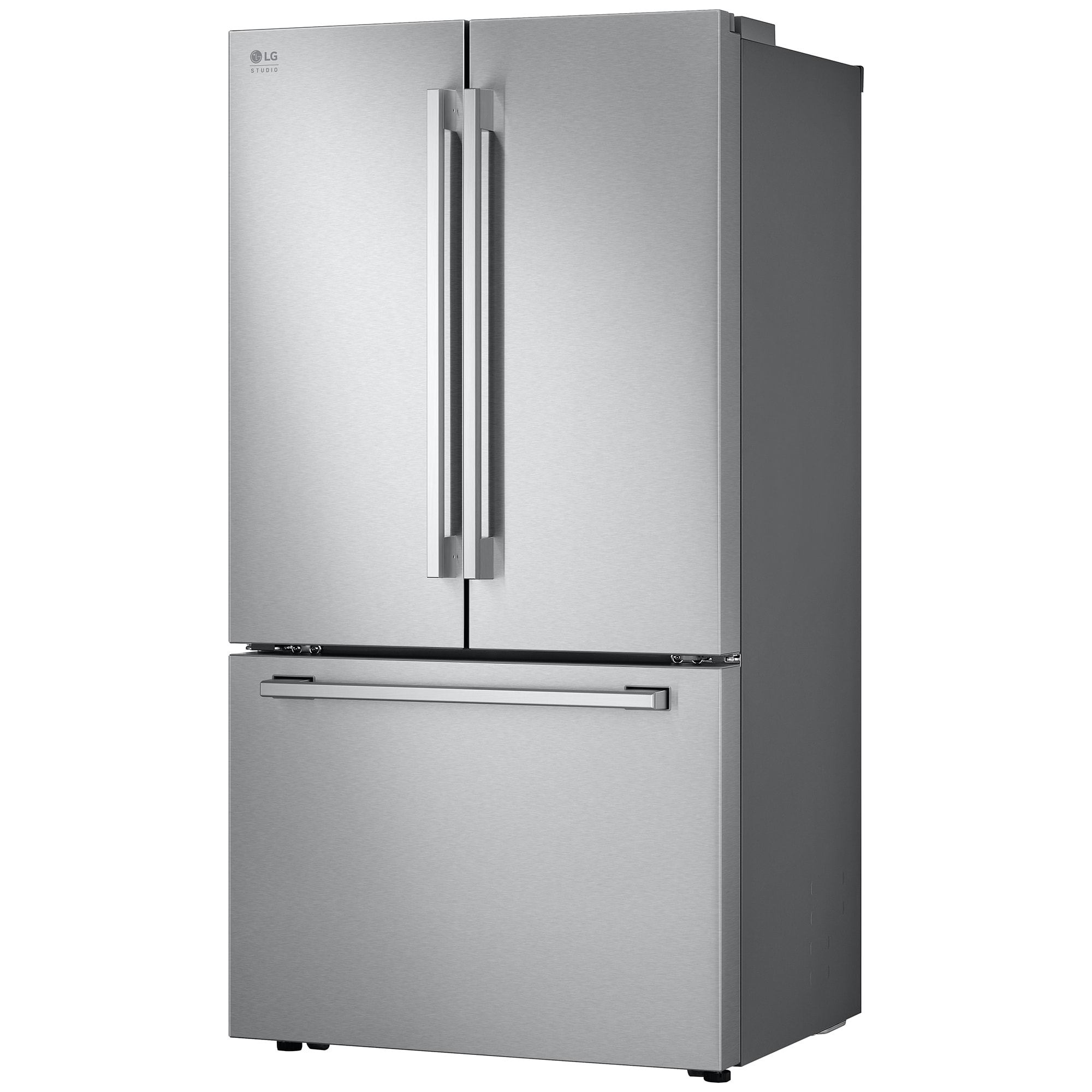 LG Studio 36 in. 26.5 cu. ft. Smart Counter Depth French Door Refrigerator with Internal Water Dispenser - PrintProof Stainless Steel, PrintProof Stainless Steel, hires