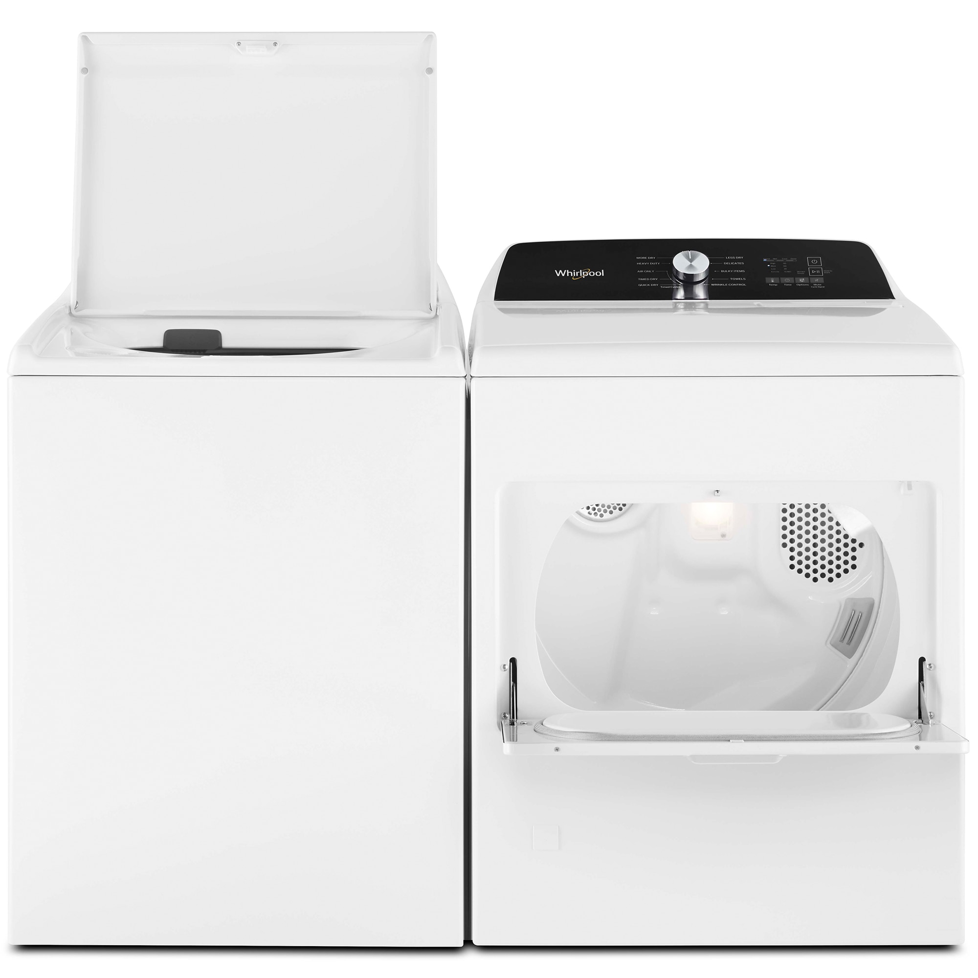 Whirlpool 29 in. 7.0 cu. ft. Top Loading Gas Dryer with 11 Dryer Programs, 1 Dry Options, Wrinkle Care & Sensor Dry - White, , hires