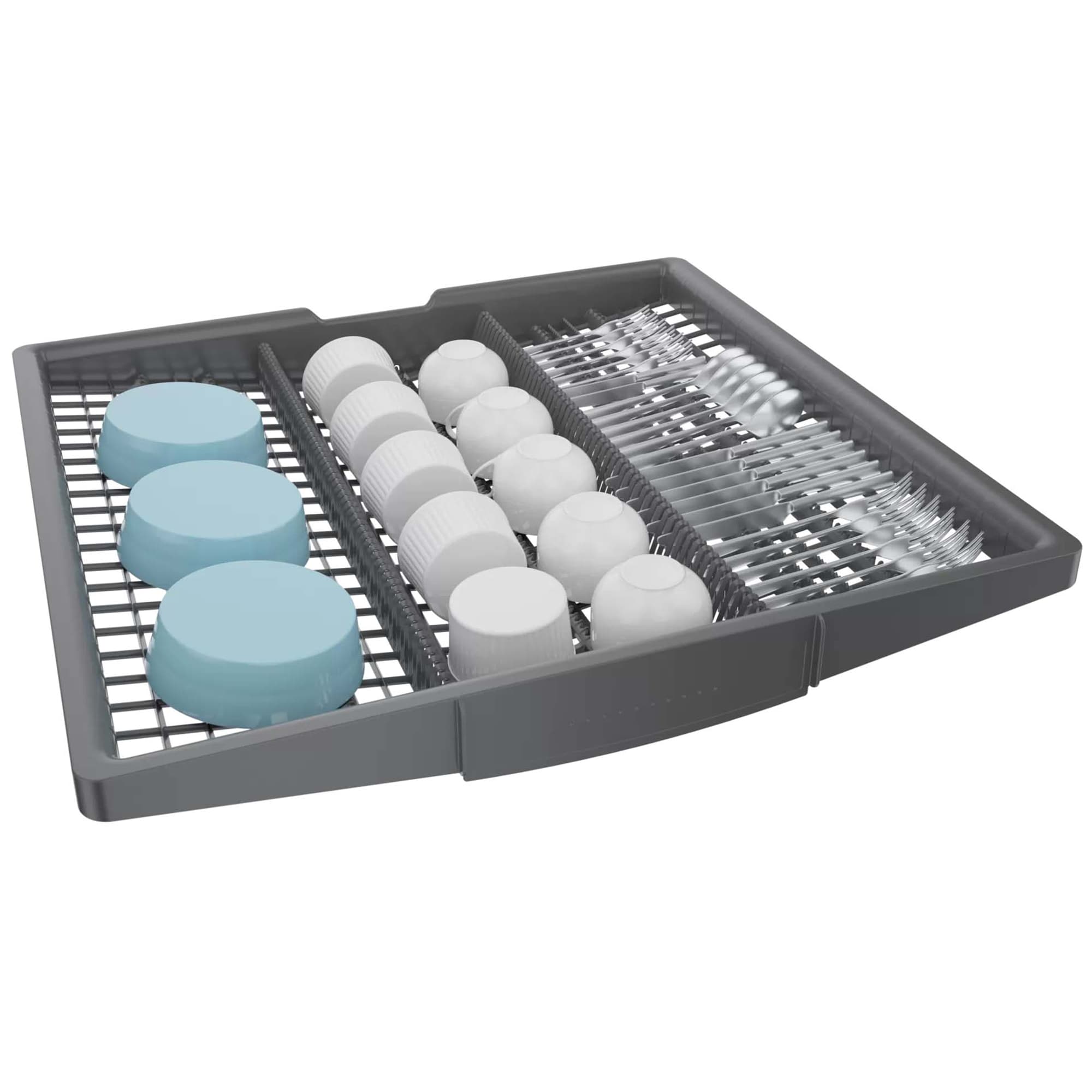 Bosch 800 Series 24 in. Top Control Smart Dishwasher with 42 dBa Sound Level, 3rd-Rack & CrystalDry - Stainless Steel, , hires