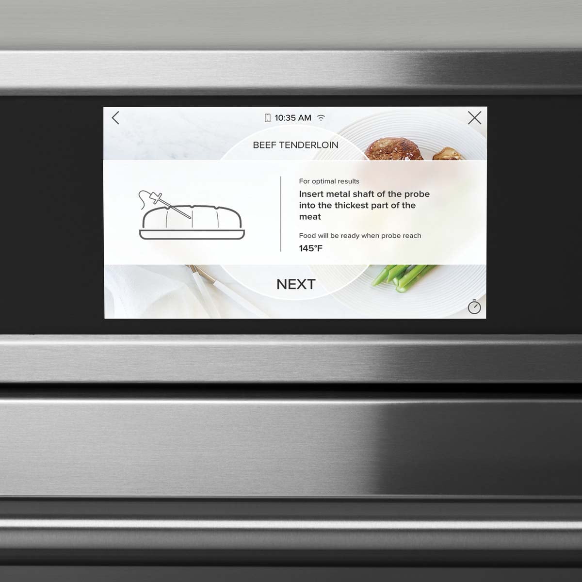 Cafe Professional Series 30 in. 5 cu. ft. Smart Electric Single Wall Oven with True European Convection - Stainless Steel, Stainless Steel, hires