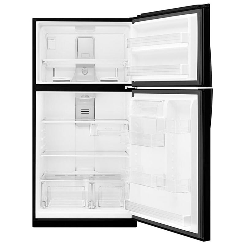 Whirlpool 33 in. 21.3 cu. ft. Top Freezer Refrigerator - Black, Black, hires