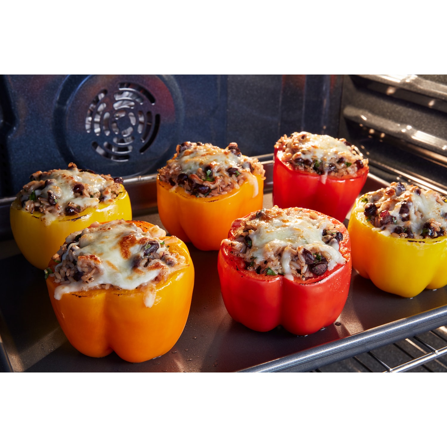 Maytag 30 in. 5.3 cu. ft. Smart Air Fry Standard Convection Electric Range with Radiant Burners, Grill & Griddle - Fingerprint Resistant Stainless, , hires