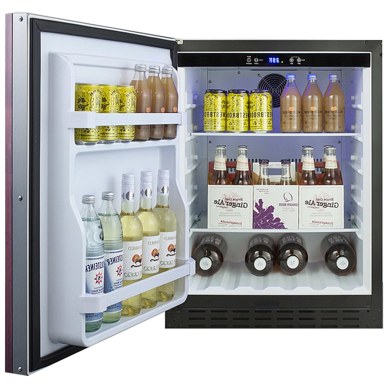 Summit 24 in. 4.2 cu. ft. Left-Hinged Undercounter Refrigerator - Custom Panel Ready, Custom Panel Required, hires