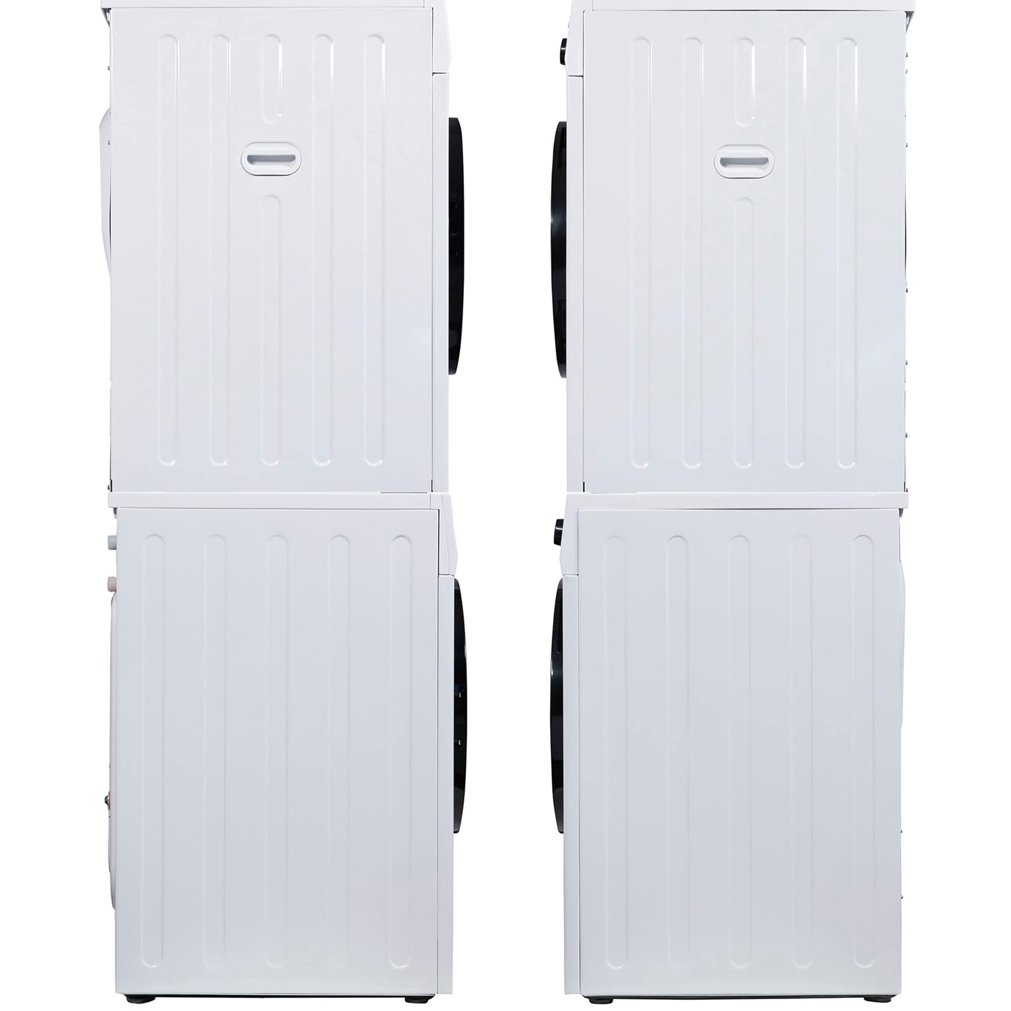 Equator 24 in. 1.9 cu. ft. Electric Front Load Laundry Center with Sanitize Cycle & Sensor Dry - White, , hires