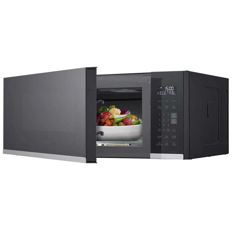 LG 30 in. 1.3 cu. ft. 1000W Low Profile Smart Over-the-Range Microwave with 400 CFM - PrintProof Stainless Steel, , hires