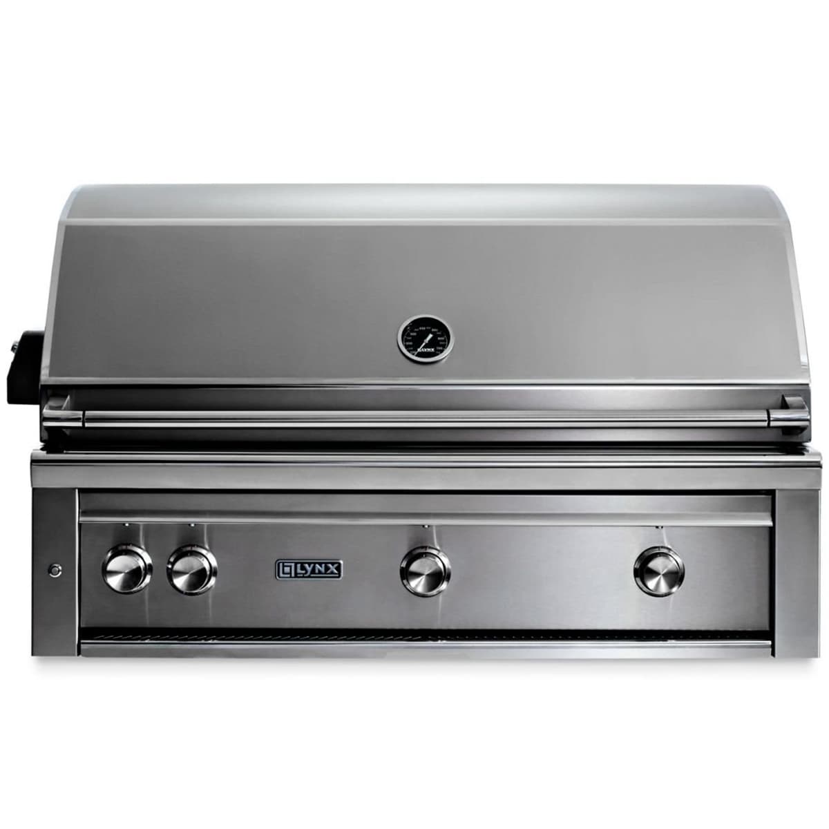 Lynx Professional 42 in. 3-Burner Built-In Natural Gas Grill with Rotisserie & Smoker Box - Stainless Steel, , hires