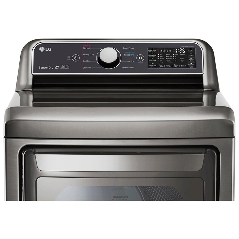 LG 27" 7.3 Cu. Ft. Front Loading Electric Dryer with 9 Dryer Programs