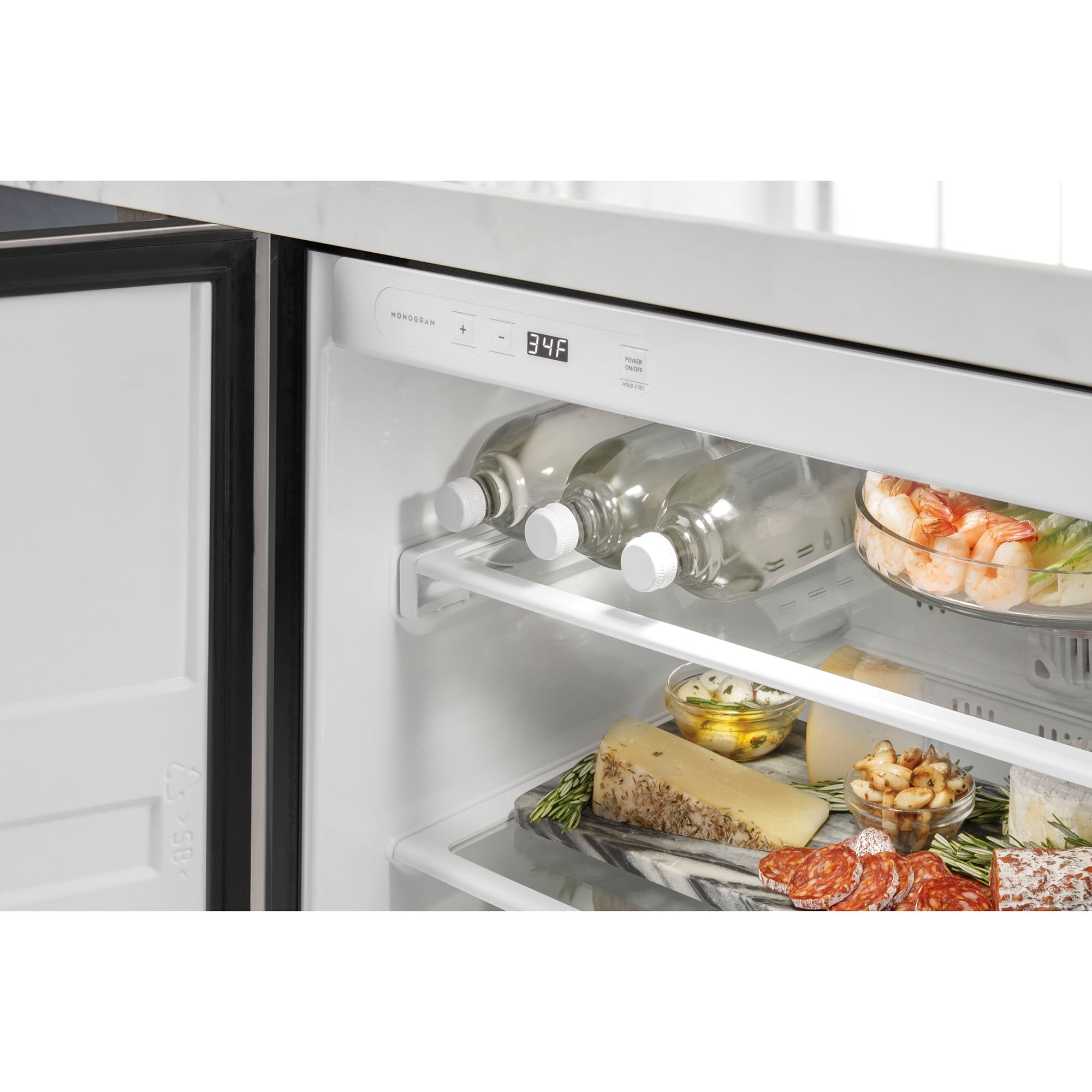 Monogram 24 in. 5.4 cu. ft. Undercounter Refrigerator - Stainless Steel, , hires