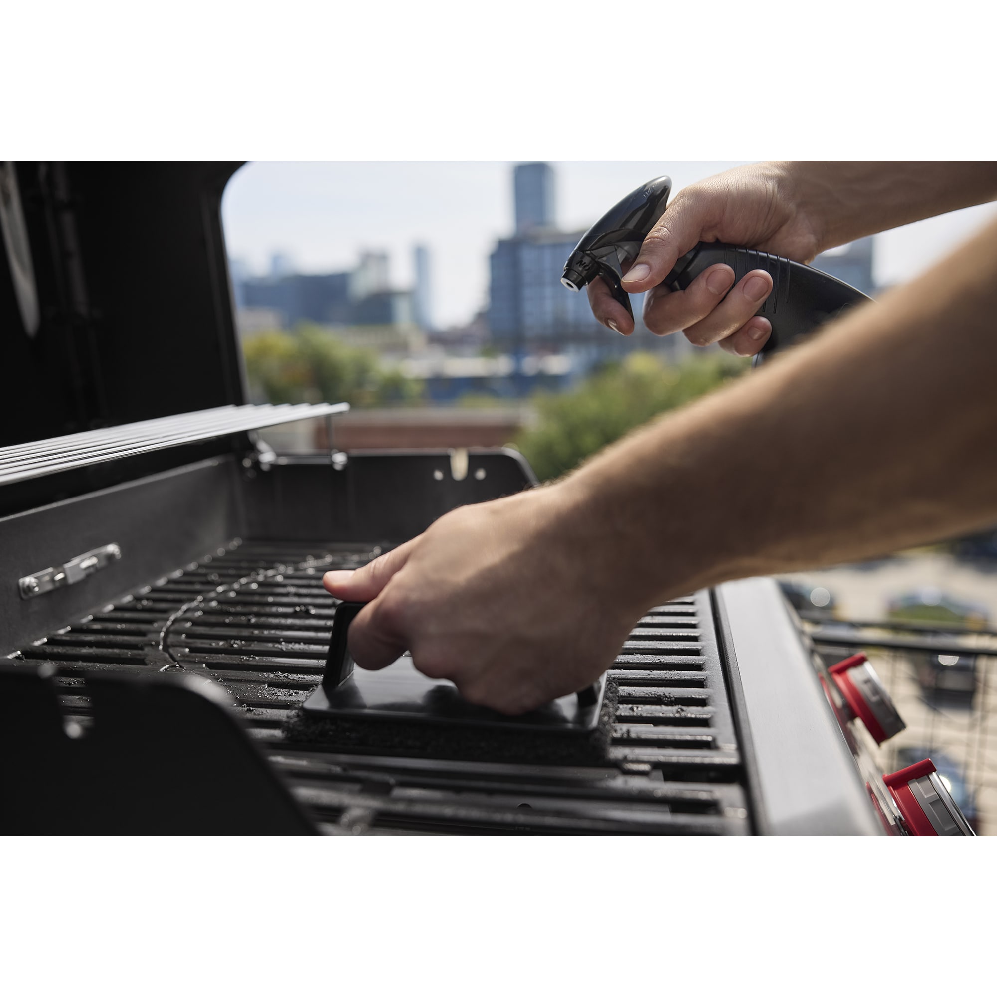 Weber Spirit E-425 4-Burner Natural Gas Grill with Snap Jet Ignition System & Sear Burner - Black, , hires