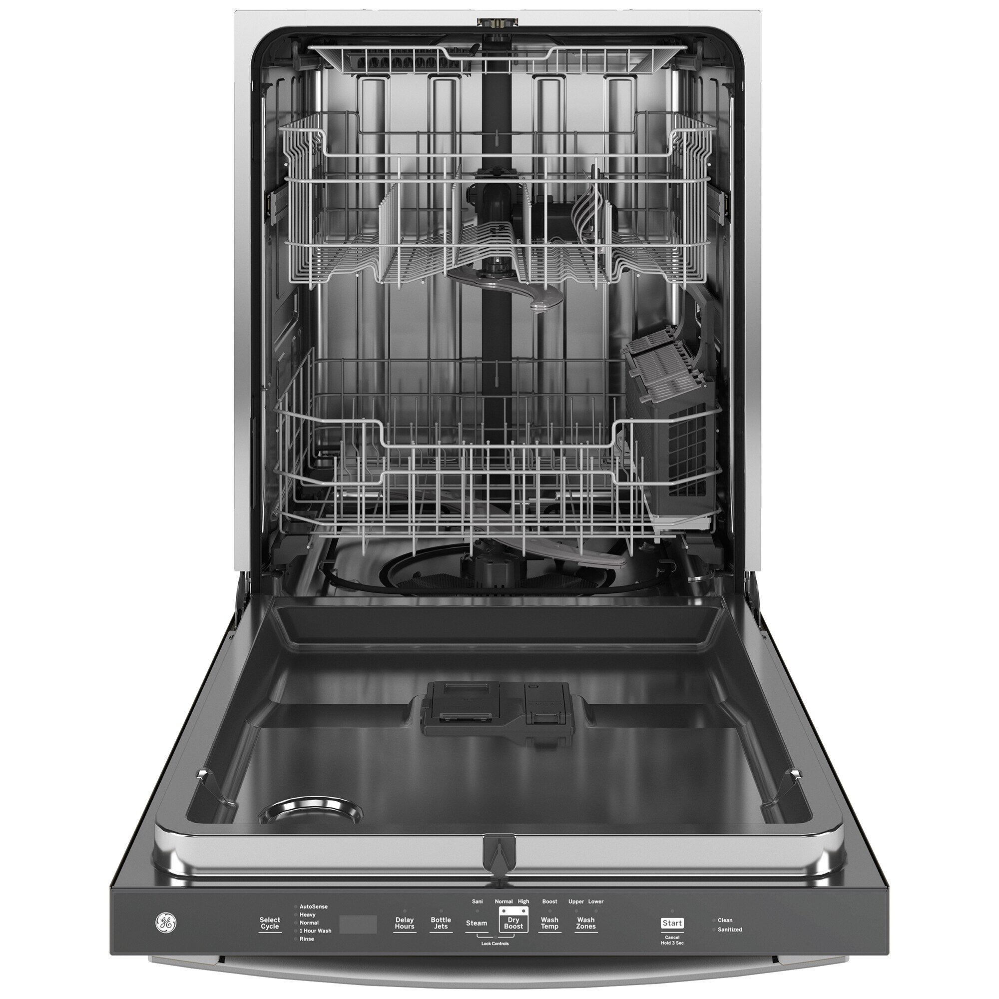 GE 24 in. BuiltIn Dishwasher with Top Control, 45 dBA Sound Level, 16