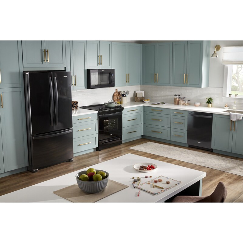 Whirlpool 30 in. 4.8 cu. ft. Slide-In Electric Range with Radiant Burners - Black, Black, hires