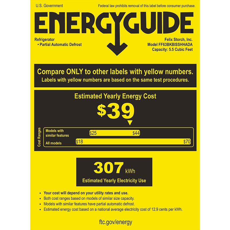 Summit 24 in. 5.5 cu. ft. Undercounter Refrigerator with Towel Bar Handle - Stainless Steel with Black Cabinet, , hires