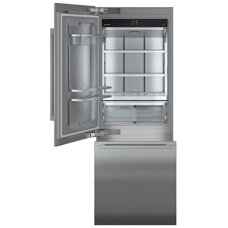 Liebherr Monolith Series 30 in. Built-In 14.5 cu. ft. Left-Hinged Smart Counter Depth Bottom Freezer Refrigerator with Internal Water Dispenser - Custom Panel Ready, , hires