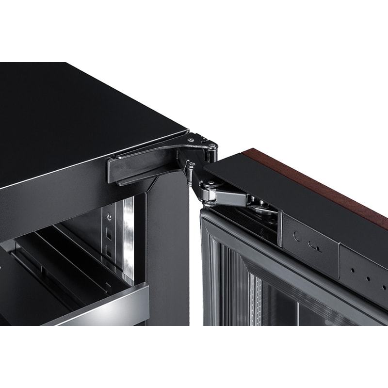 Summit 24 in. Undercounter Wine Cooler with Metal Racks, Single Temperature Zone & 33 Bottle Capacity - Custom Panel Ready, , hires