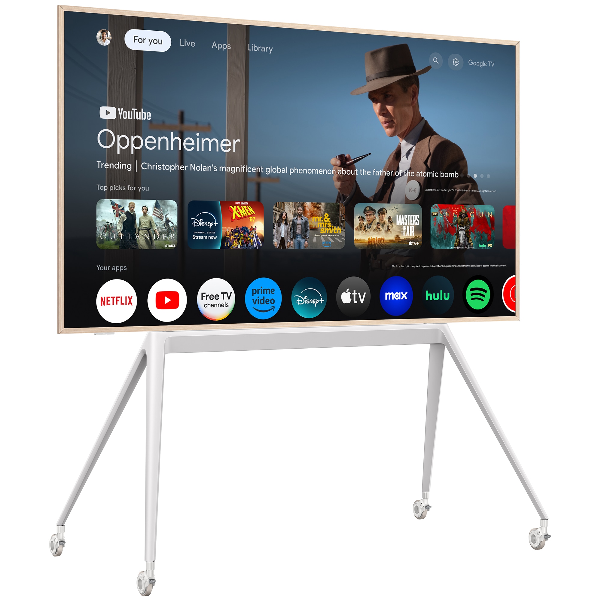 TCL - 55" Class NXTVISION Pro QLED 4K UHD Smart Google TV, , hires