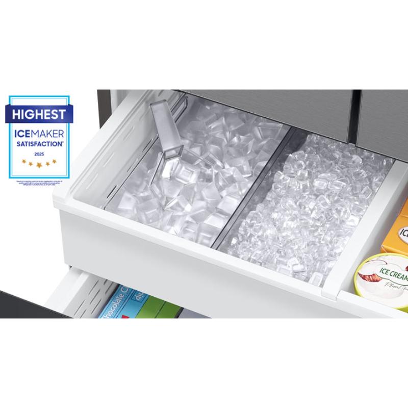 Samsung Bespoke 36 in. 24 cu. ft. Smart Counter Depth French Door Refrigerator with Internal Water AutoFill Pitcher - Stainless Steel, Stainless Steel, hires