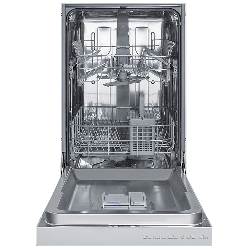 Summit 18 in. Front Control Dishwasher with 49 dBa Sound Level & Pocket - Stainless Steel, , hires
