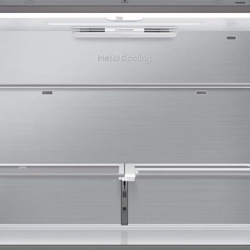 Samsung Bespoke 36 in. 22.5 cu. ft. Smart Counter Depth 4-Door French Door Refrigerator with Internal Water Dispenser - White Glass, White Glass, hires