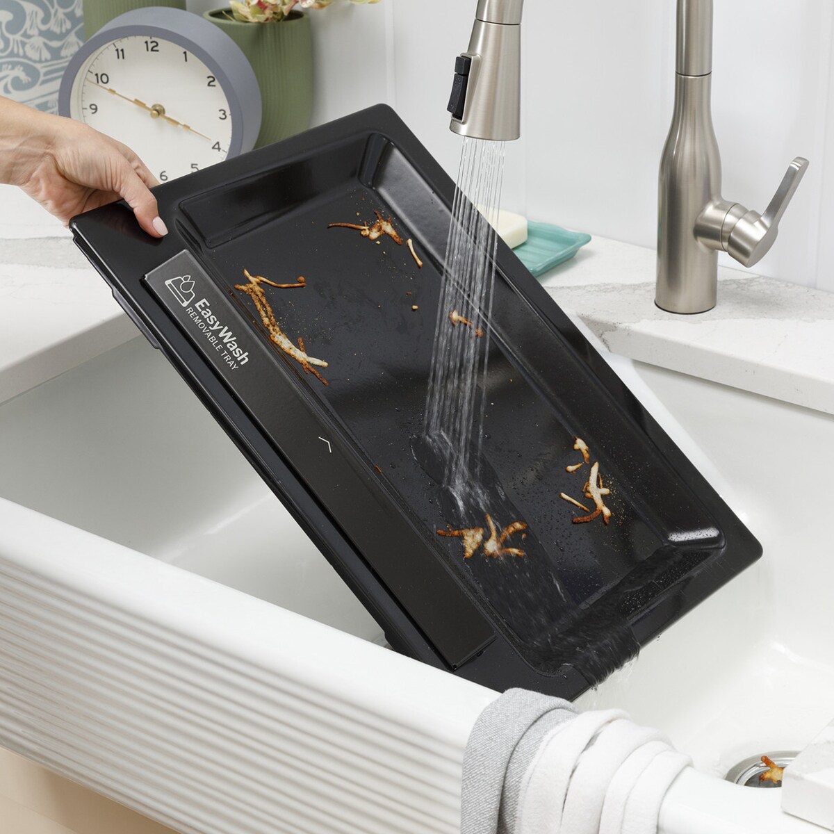 GE 30 in. 5.3 cu. ft. Smart Air Fry Standard Convection Slide-In Electric Range with Radiant Burners - Slate, Slate, hires