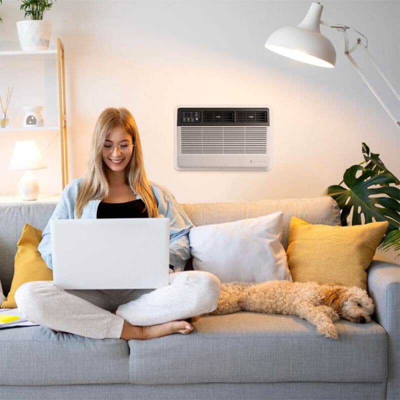 Friedrich Uni-Fit Series 10,000 BTU 115V Smart Through-the-Wall Air Conditioner with 3 Fan Speeds, Remote Control - White, , hires