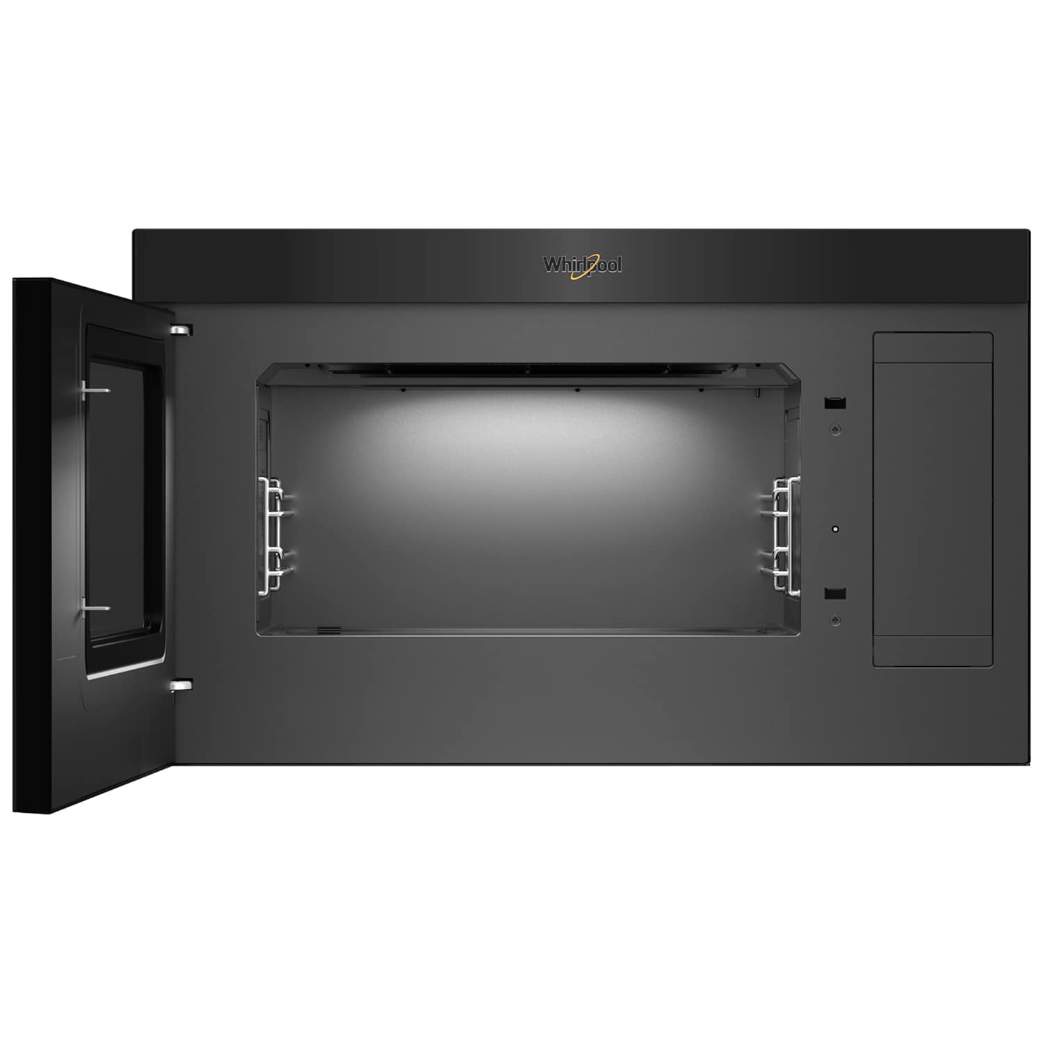 Whirlpool 30 in. 1.1 cu. ft. 900W Smart Over-the-Range Microwave with 400 CFM, Convection & Sensor Cooking - Black, Black, hires
