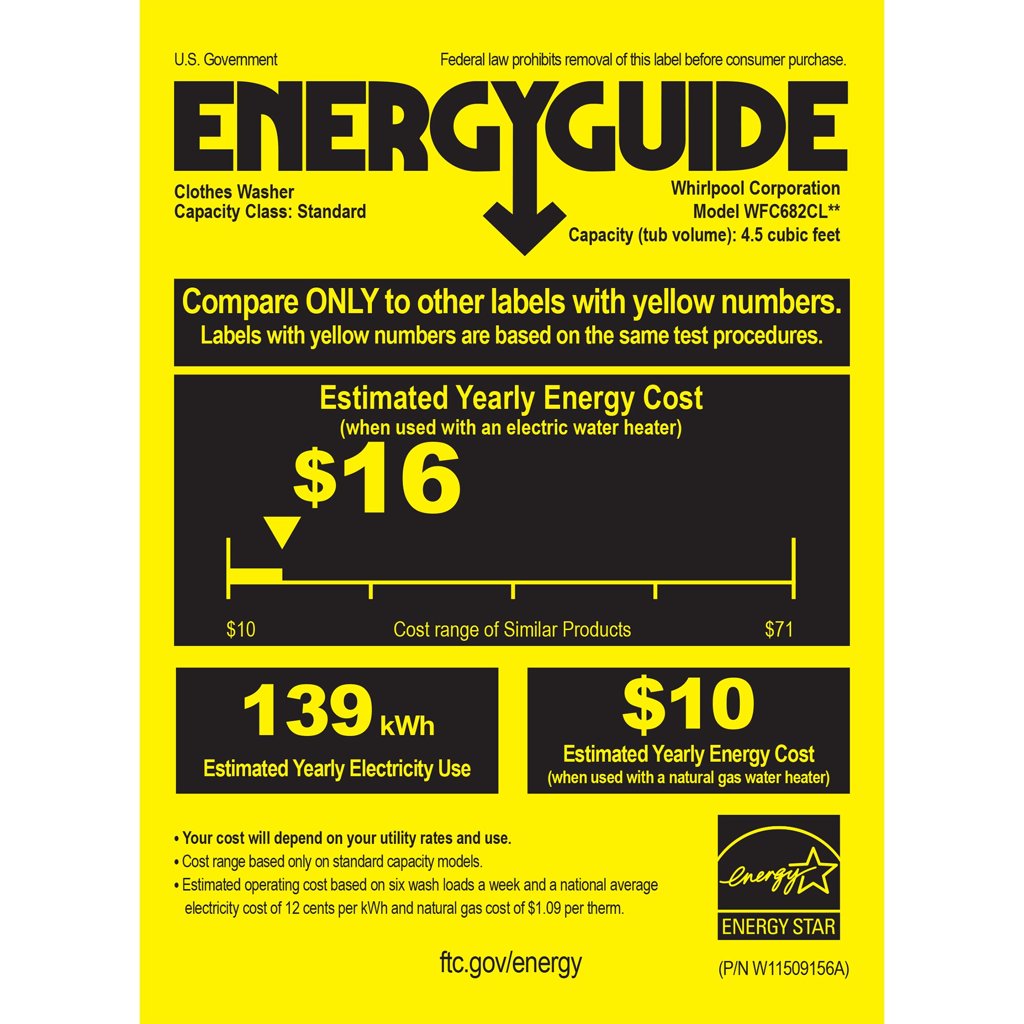 Whirlpool 27 in. 4.5 cu. ft. Electric All-in-One Front Load Washer-Dryer Combo with 1 Dryer Program & Wrinkle Care - White, , hires