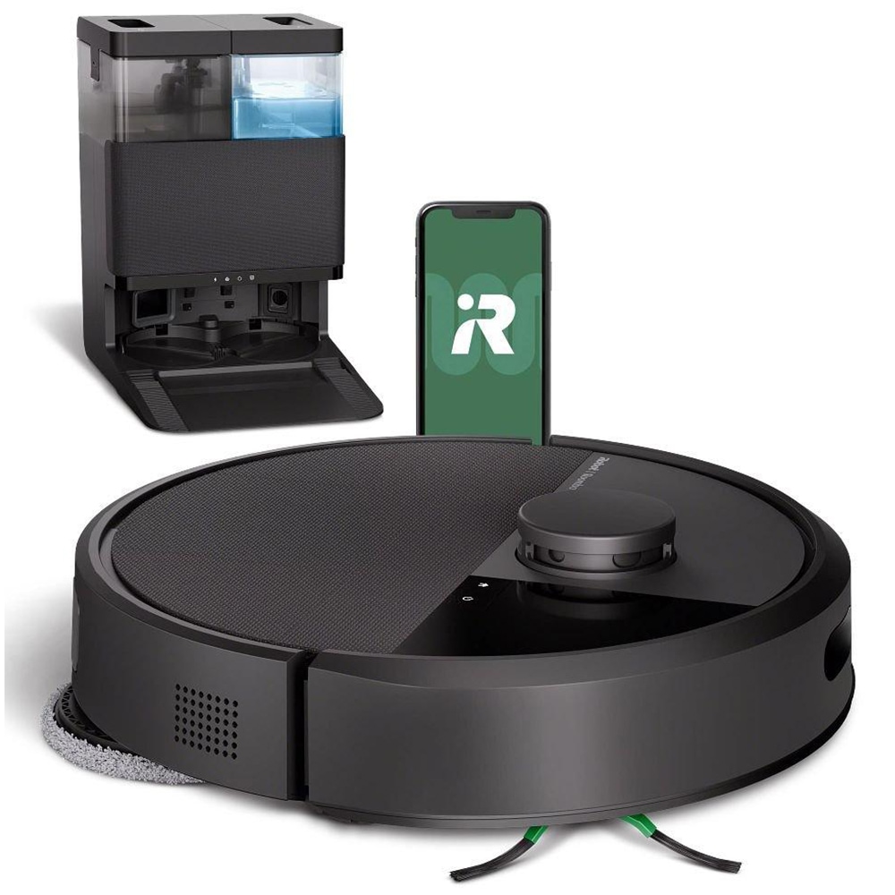 iRobot Roomba Plus 405 Wi-Fi Connected Auto-Empty Robotic Vacuum/Mop Combo with Voice Control & Cleaning Station, , hires