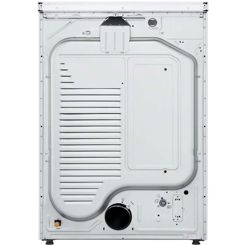 LG 27 in. 7.4 cu. ft. Smart Stackable Electric Dryer with AI Sensor Dry, Turbo Steam, Sanitize & Steam Cycle - White, White, hires