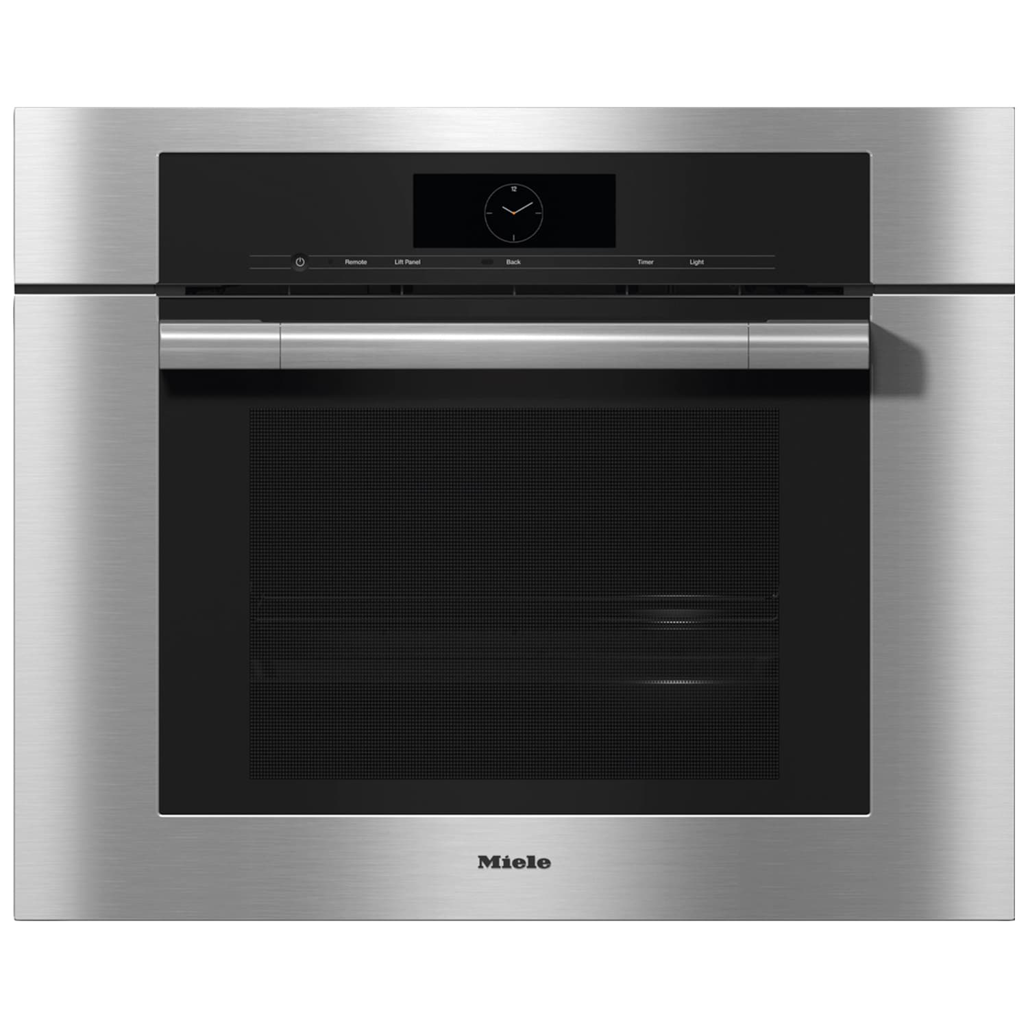 Miele ContourLine 30 in. 2.4 cu. ft. Smart Steam Electric Single Wall Oven with True European Convection - Clean Steel, , hires
