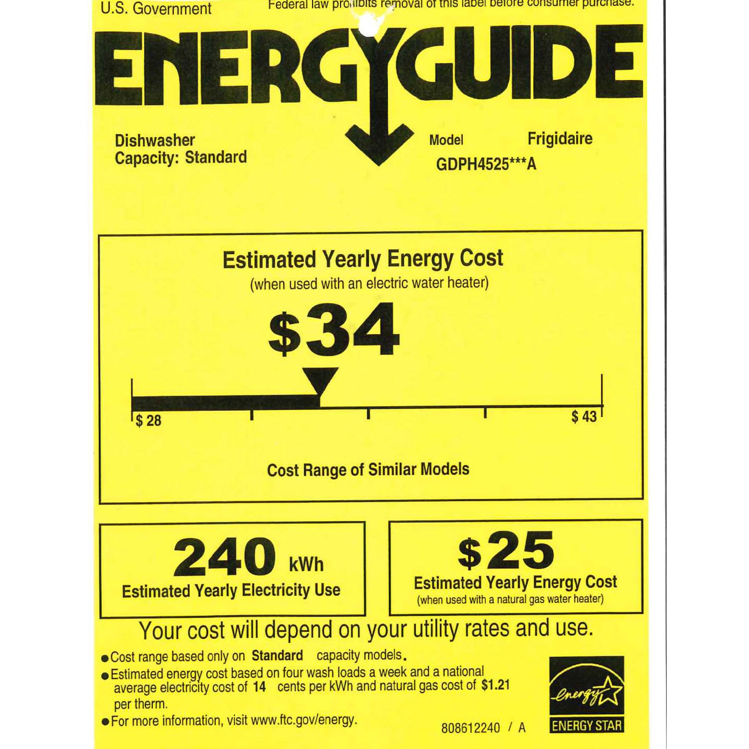 Frigidaire Gallery 24 in. Top Control Dishwasher with 42 dBa Sound Level & MaxDry - Stainless Steel, , hires