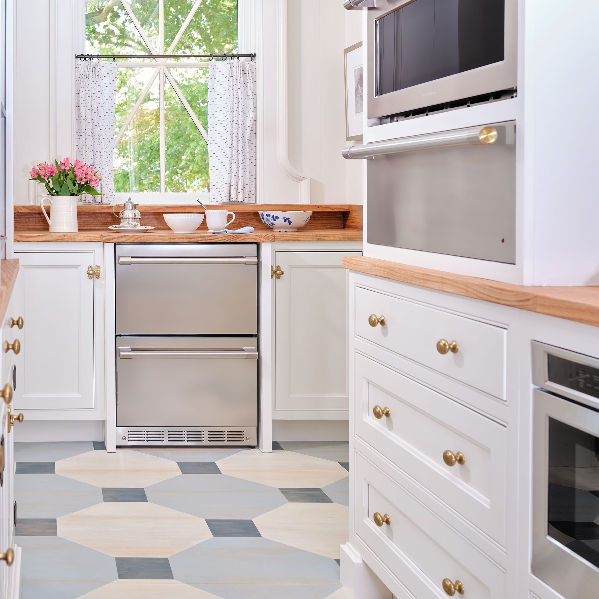 Monogram 24 in. 5 cu. ft. Double Refrigerator Drawers - Stainless Steel, , hires