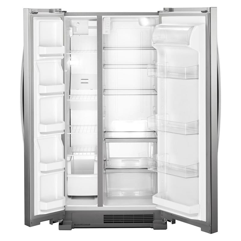 Whirlpool 33 in. 21.7 cu. ft. Side by Side Refrigerator - Monochromatic Stainless Steel, Monochromatic Stainless Steel, hires